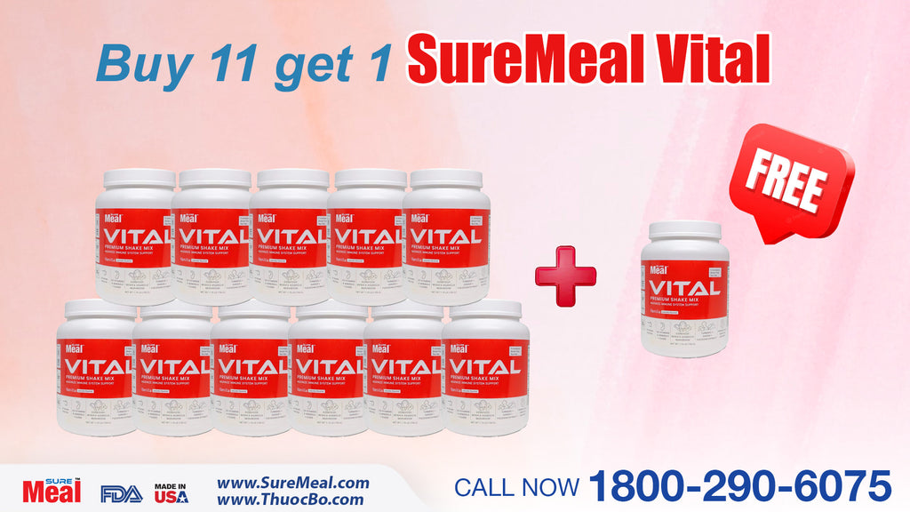 Buy 11 FREE 1 SureMeal Vital ($70 savings)